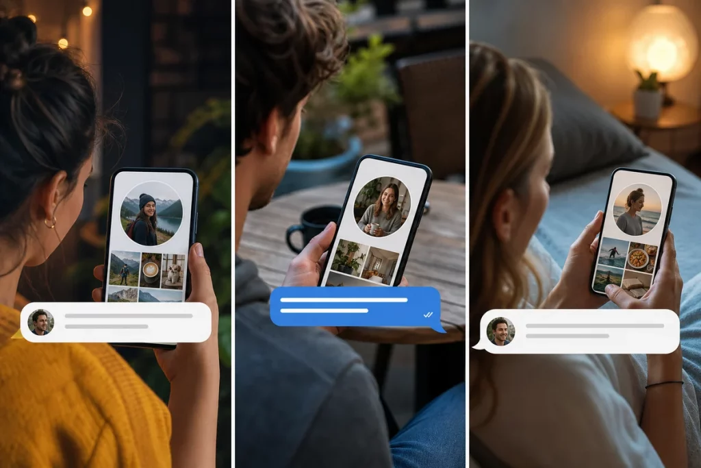 Best opener for online dating — platform-specific examples for Tinder Hinge and Bumble showing how each platform format shapes the optimal opening message approach with personalization and question strategies