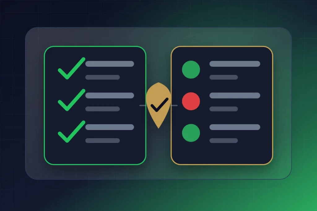 GuyID editorial visual explaining Turn the section "Comparison" into a decision-support visual.