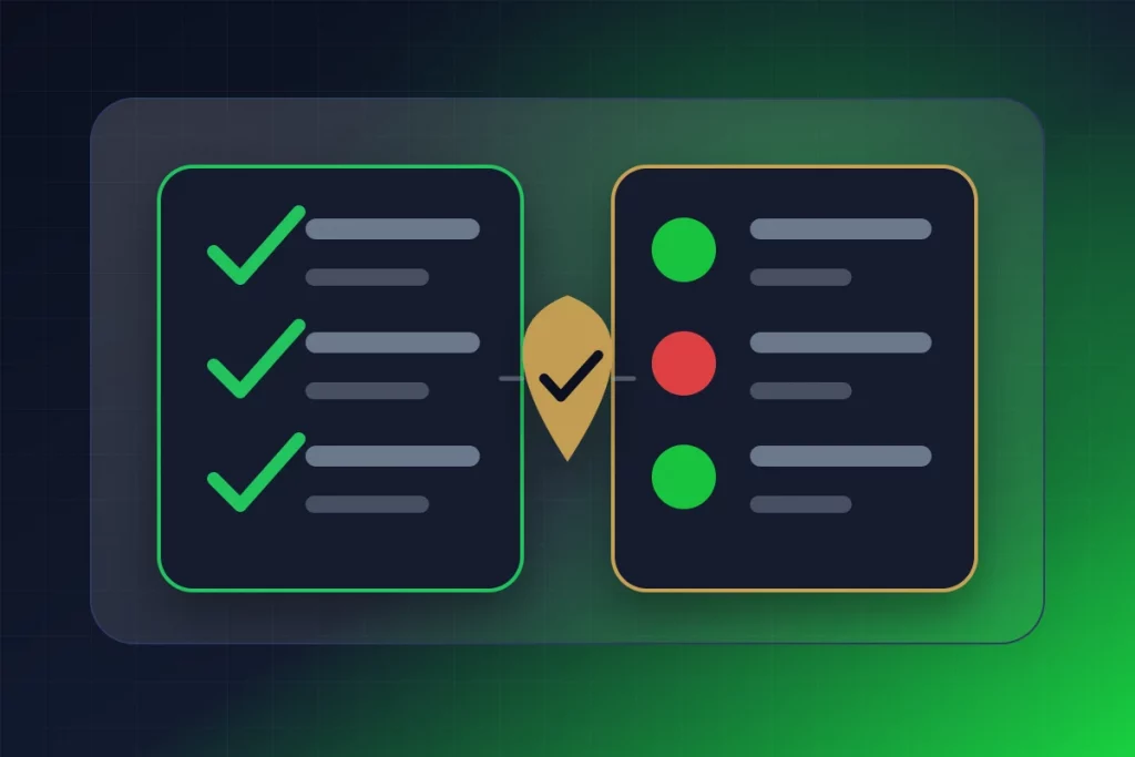 GuyID editorial visual explaining Turn the section "Comparison" into a decision-support visual.