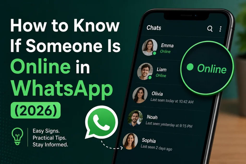 How to know if someone is online in WhatsApp versus actual dating safety — comparison showing status monitoring which creates anxiety versus verification tools which create actual safety