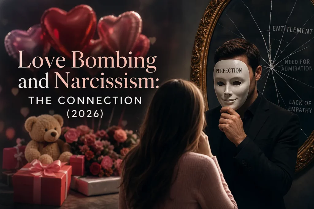 Love bombing narcissism protection — five defensive strategies showing pace the relationship watch for narcissism tells verify claims maintain support network and trust patterns over feelings