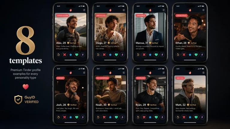 Best Men's Tinder Profile Examples: 8 Templates by Personality Type (2026) featured image