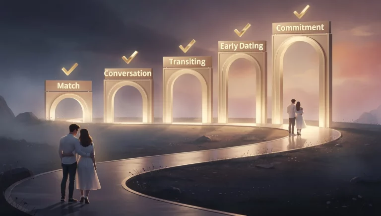 Editorial GuyID hero image showing a quiet trust decision before the date.