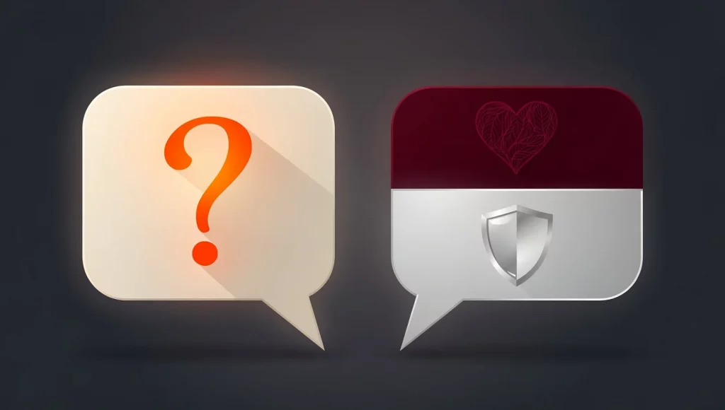 Editorial GuyID hero image showing a quiet trust decision before the date.
