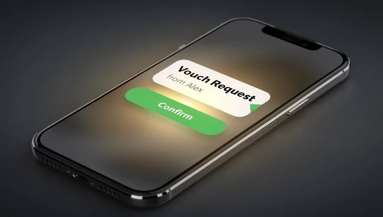 Editorial GuyID hero image showing a quiet trust decision before the date.