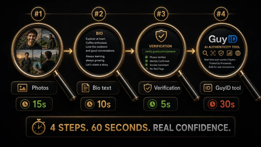 Trust and verification overview for How to Analyze a Dating Profile for Authenticity: 4-Step Framework (2026)