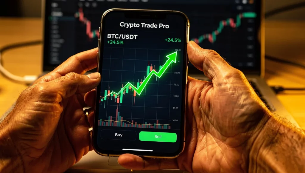 pig butchering romance scam fake crypto trading app showing fake profits