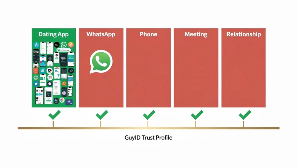 Illustration from What Is Portable Dating Verification? Trust That Follows You Everywhere (2026).