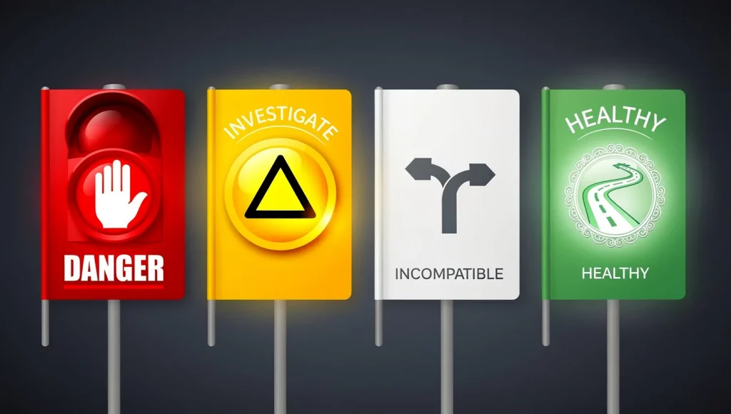 Illustration from Red Flag Meaning in Relationships: 15 Warning Signs That Predict Harm (2026).