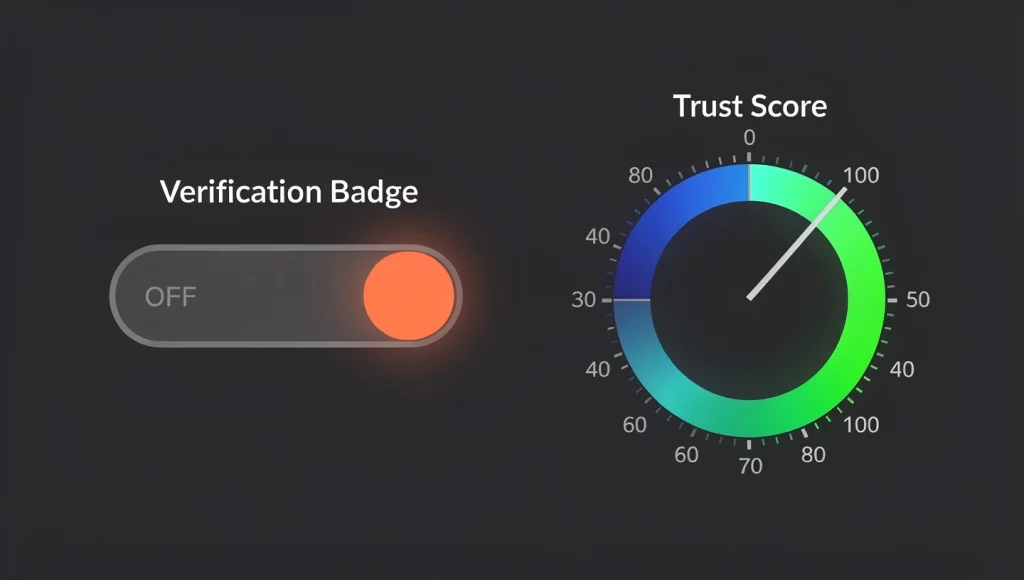 Illustration from What Is a Dating Trust Score? The Evolution Beyond Verification Badges (2026).