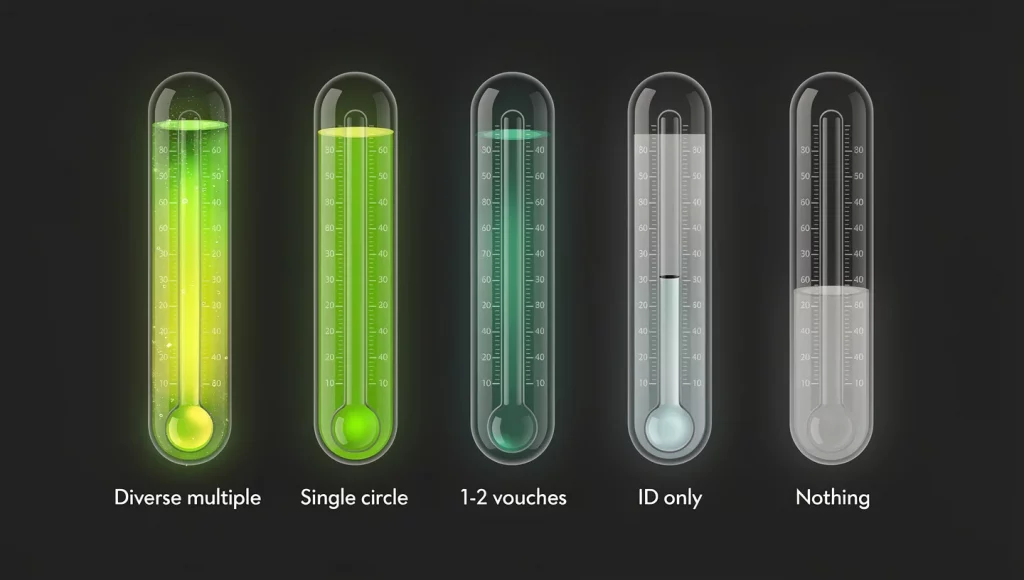 Illustration from What Is Social Vouching in Dating? The Human Trust Layer Explained (2026).